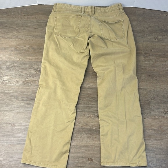 Saks Fifth Avenue Men’s Flat Front Khaki Chino Pants, size 34x30 - Picture 12 of 13